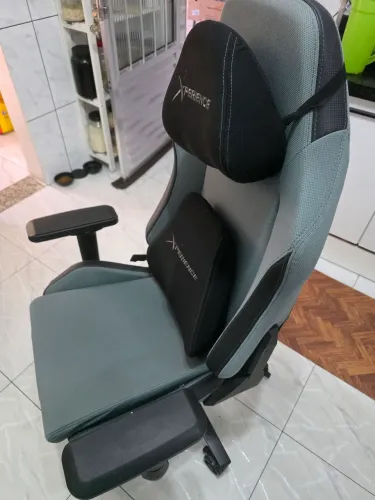 Cadeira Gamer Xperience Elite Woof Tecido Cinza