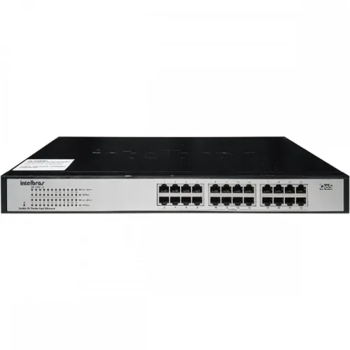 Switch Intelbras SF 2400 QR 24 Portas Fast Ethernet Com QoS