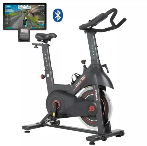 Bike Spinning S-320 Connect - Roda de Inércia 13kg, Movimento Suave, Ajustes Ergonômicos
