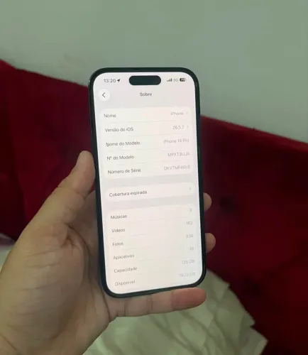 Troco iPhone 14 cinza