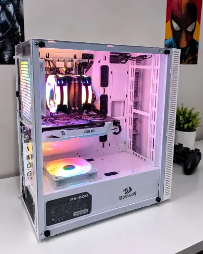 PC Gamer Branco - NOVO, recém-montado e pronto para uso