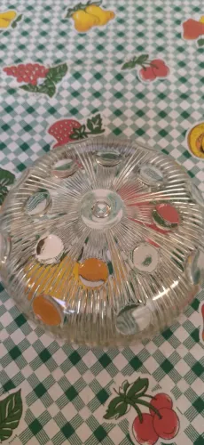 Luminária plafon cúpula lustre de Teto Vidro Retrô Antiga Decoração Casa Vintage