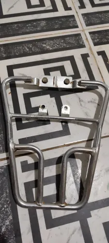 Bagageiro churrasqueira cromado