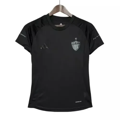 Camisa Feminina Atletico Mineiro All Black Adidas - Nova - P ao G