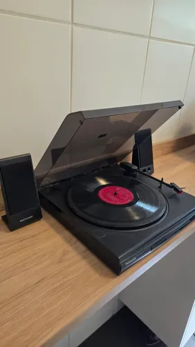 Toca-Discos Panasonic SL-HM70 Vintage + 6 Discos Clássicos Raridade