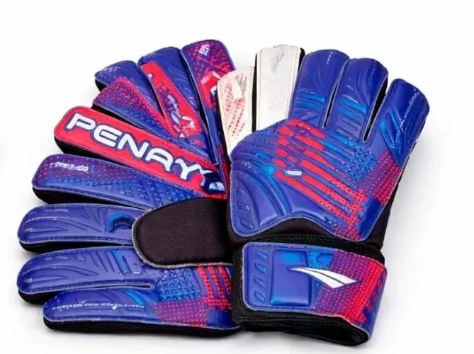 2 PARES DE LUVAS DE GOLEIRO- TOPPER/ PENALTY + BAG PORTA LUVAS