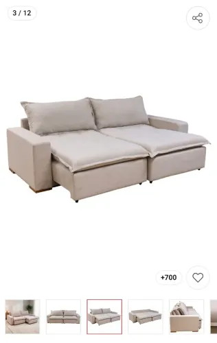 Sofar cama novo , de luxo , retrátil de 3 lugares madeira resistente e sofisticado