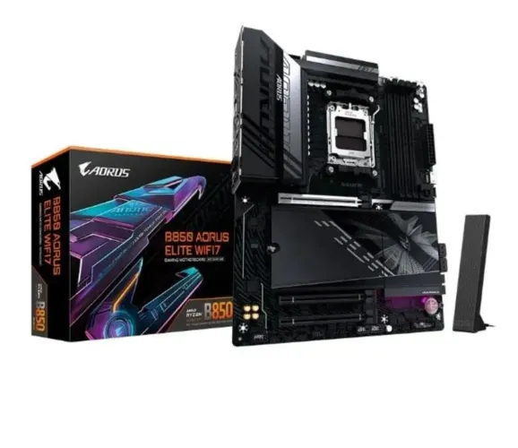 Placa mãe B850 Aorus Elite WiFi7 AM5 (Nunca usada)