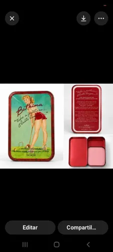 Benefit Bathina "Take a Picture" - Balm Iluminador Corporal Original (EUA) - Descontinuado