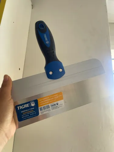 Espátula inox profissional tigre nova