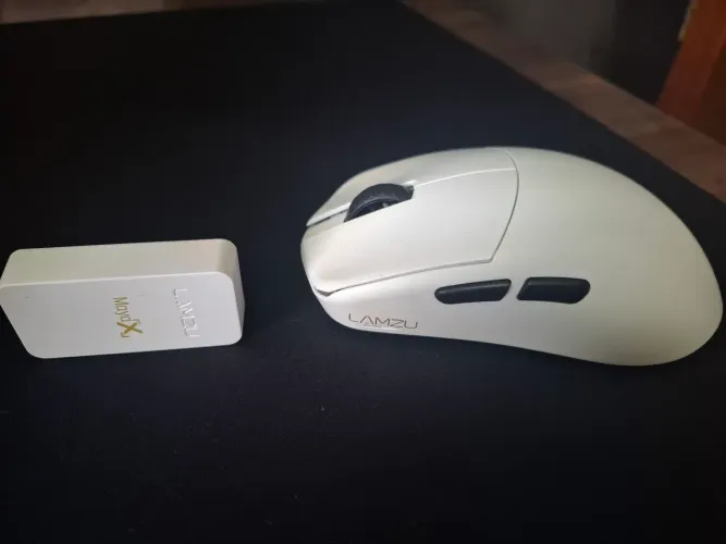 Mouse Gamer Lamzu Maya X, 8K, 30000DPI, Wireless, Branco