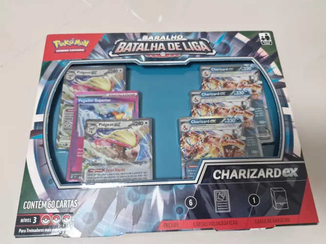 Pokemon lacrado baralho de liga Charizard EX