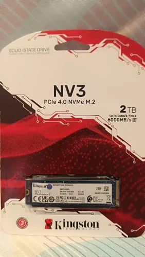 SSD Kingston NV3 2TB NVMe M.2 PCIe 4.0 - Novo Lacrado