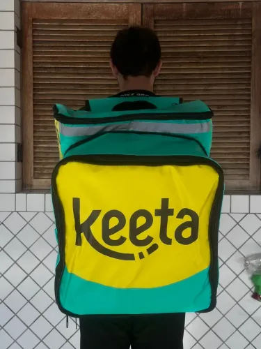 Mochila de entregador Keeta 2026