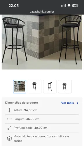 Banquetas para balcão 