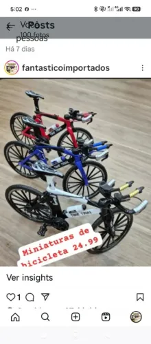 Bicicletas Miniaturas perfeitas