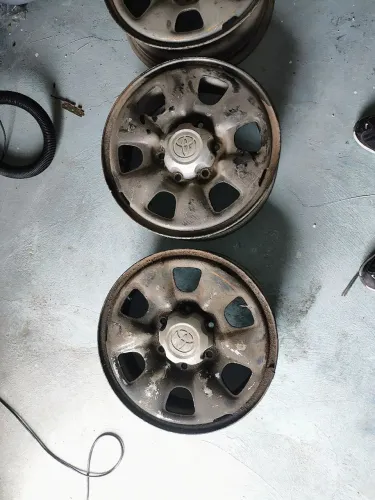 Rodas aro 16 ferro hilux