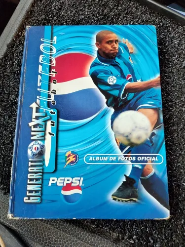 Álbum de fotos promocional copa do mundo 98 Pepsi
