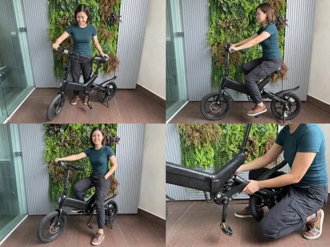 Bicicleta Elétrica dobrável 350W