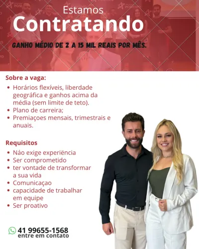 Vaga para Vendedor