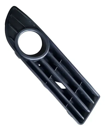 Grade Farol Milha Vw Polo 2007 2010 Preto Direito