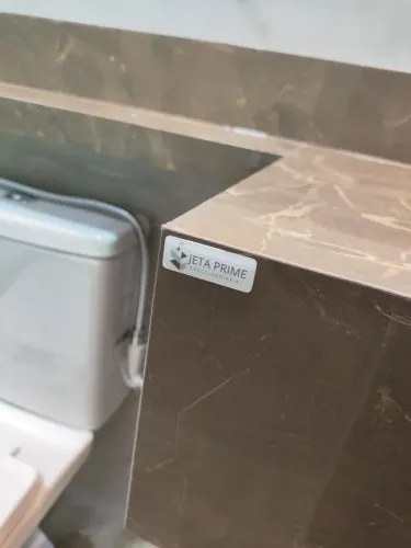 Pia esculpida em porcelanato