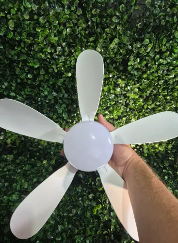 Ventilador de Teto Com Lâmpada LED 100W