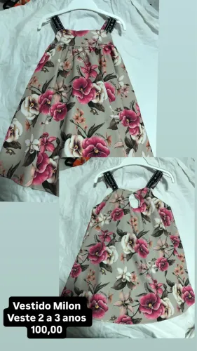 Vestido Milon 2 a 3 anos 