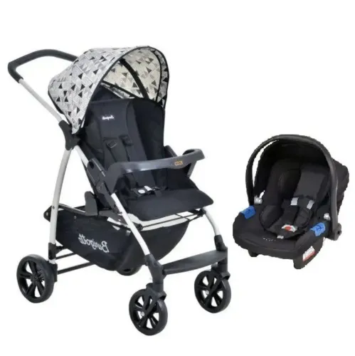 Carrinho de Bebê de passeio Travel System, com Bebê conforto Touring Burigotto