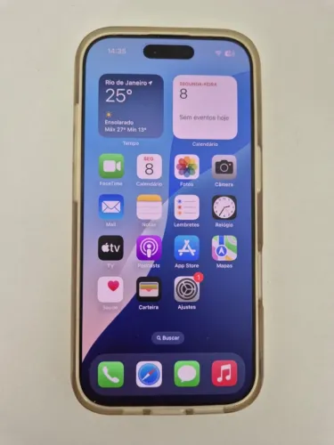 iPhone 16 PRO  - 128gb - Titanium Branco - Excelente Estado - NOTA FISCAL