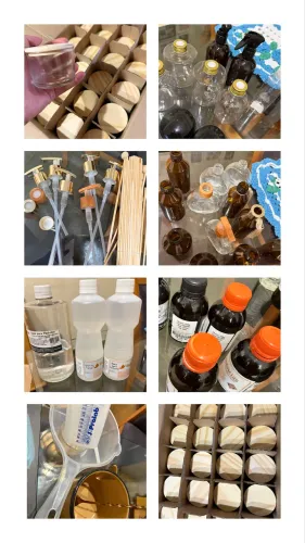 Utensílios Velas aromáticas e difusores 