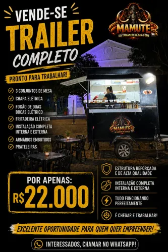 Trailer food truck