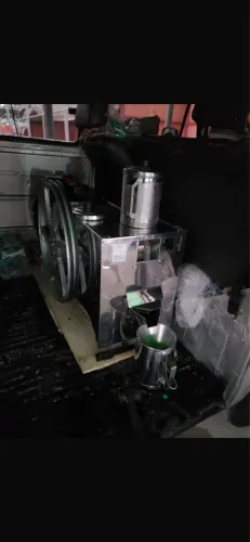 Máquina de moer cana motor 5.5 hp a gasolina 