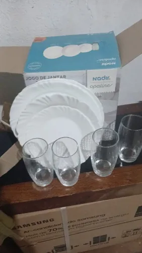 Pratos louça Branco da nadir