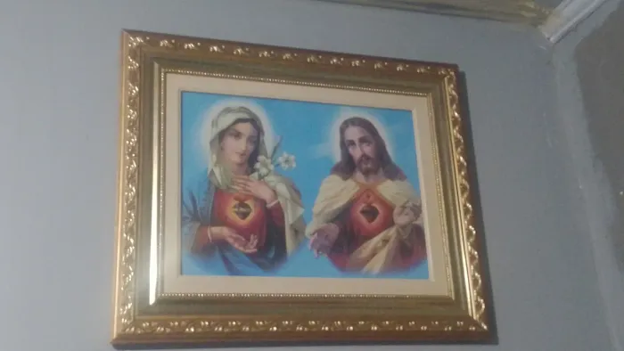 Quadro de Jesus e Maria (Grande) Retangular 