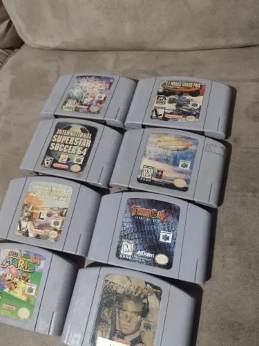 Vendo lote jogos Nintendo 64 original