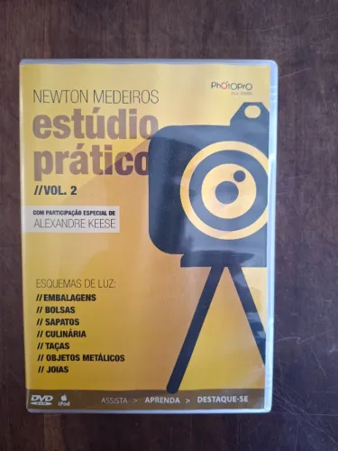 Curso de Fotografia | Esquemas de Iluminação para Estúdio | Newton Medeiros | em DVD