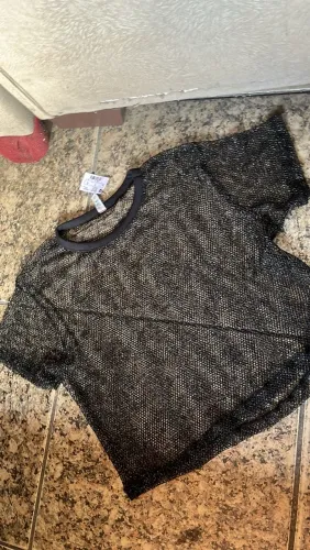 Blusa tela brilho nova G