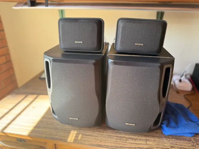 Conjunto de Caixas de Som AIWA NSX999 MKII