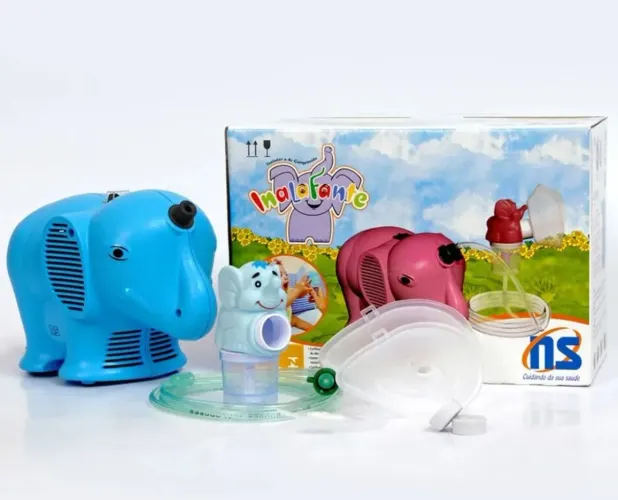 Nebulizador e Inalador infantil NS