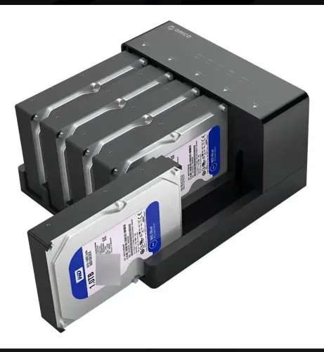 Dock Station Sata 2.5 E 3.5 Com 5 Entradas