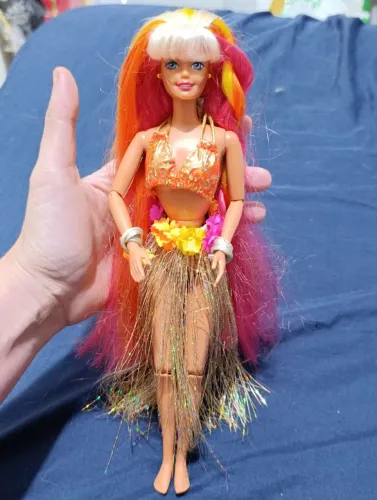 Barbie Hula Hair Vintage anos 90