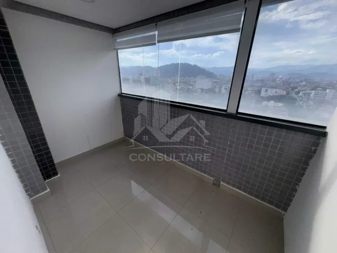 Sala Comercial para Alugar em Santos (Encruzilhada) | 105m² | 2 Banheiros | 1 Vaga