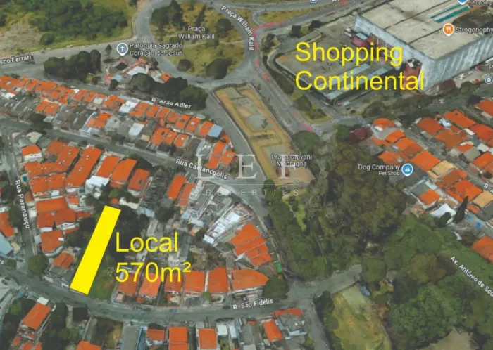Terreno em Jaguaré com 570m²