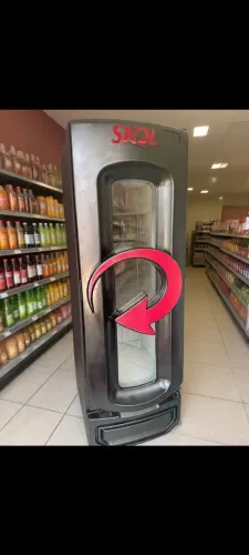 Geladeira expositora de bebidas 220w digital Entrego