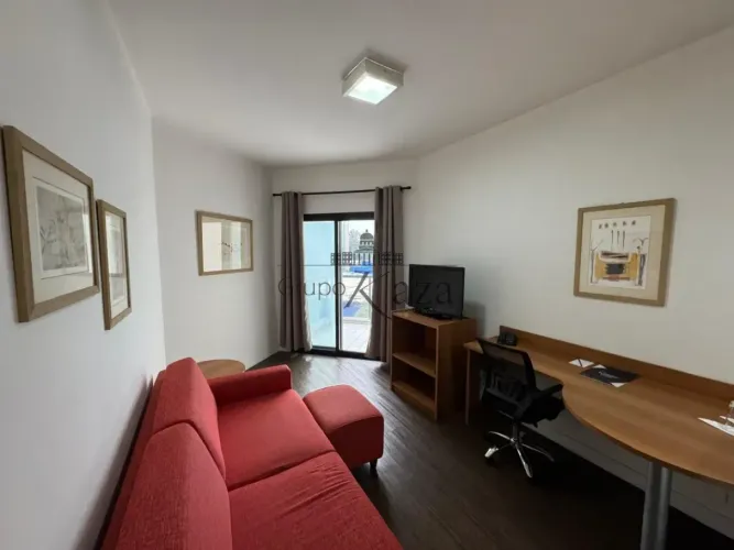 Apartamento Flat - Jardim São Dimas - San Diego Residence - 1 Dormitório - 45m².