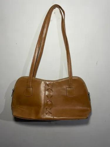 Bolsa baguete marrom estilo country