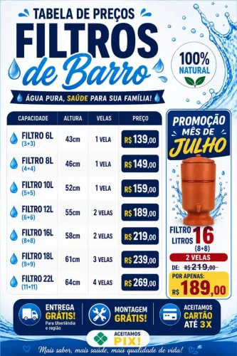 Filtro de barro
