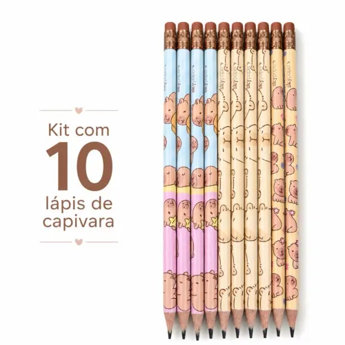 Kit Lápis Capivara 