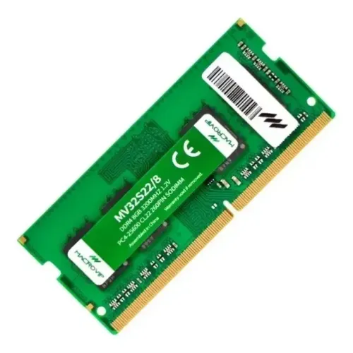 Memória Macrovip DDR4 8GB 3200MHz SODIMM para Notebook Novo Loja Coimbra Computadores